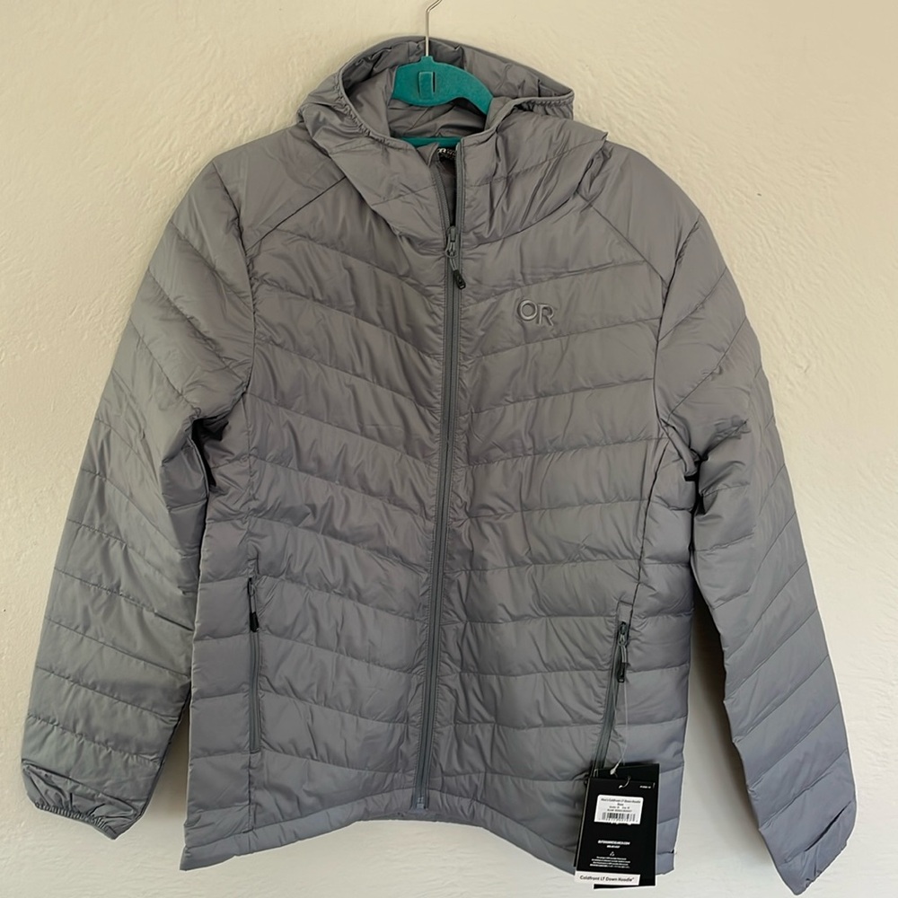 NWT Outdoor Research Men’s Coldfront LT Down Jacket with Hood